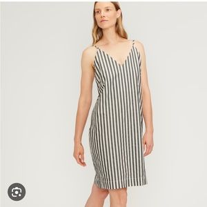 Everlane The Poplin Slip Dress